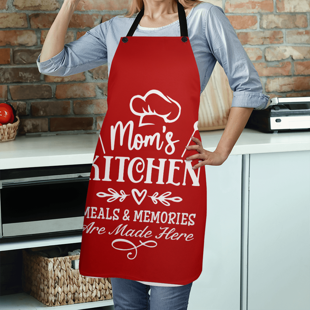 Mom's kitchen apron - meals & memories are made here apron for mom