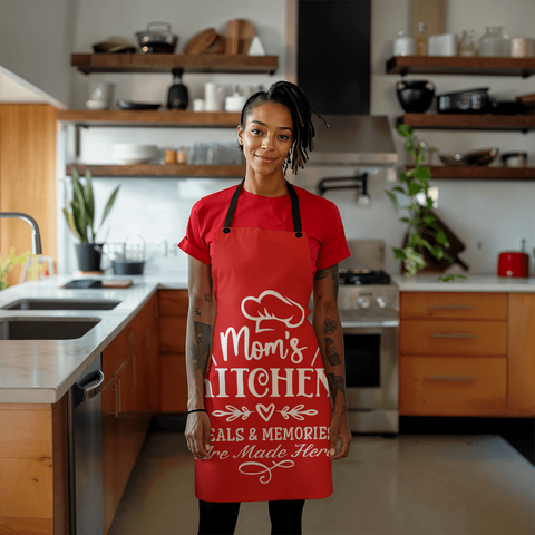 Mom's kitchen apron - meals & memories are made here apron for mom