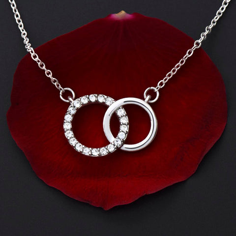 20th Anniversary Gift For Wife, Dainty Circles Necklace for Her - Meaningful Cards