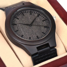 50th Wedding Anniversary Gift for Him, 50 Year Anniversary Watch for Husband Wooden Watch - Meaningful Cards