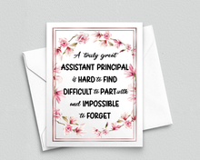 Assistant Principal Thank You Card