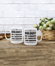 Biologist Coffee Mug Gift, Funny & Sarcastic Gift for Biologist - Meaningful Cards