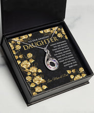 Daughter Solid Silver Necklace Gift Our Baby Girl Thoughtful Message - Meaningful Cards™