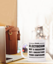 Electrician Coffee Mug Gift, Funny & Sarcastic Gift for Electrician - Meaningful Cards