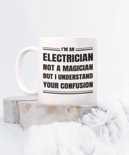 Electrician Coffee Mug Gift, Funny & Sarcastic Gift for Electrician - Meaningful Cards