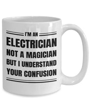 Electrician Coffee Mug Gift, Funny & Sarcastic Gift for Electrician - Meaningful Cards