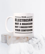 Electrician Coffee Mug Gift, Funny & Sarcastic Gift for Electrician - Meaningful Cards