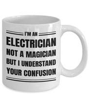 Electrician Coffee Mug Gift, Funny & Sarcastic Gift for Electrician - Meaningful Cards