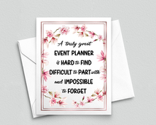 Event Planner Thank You Card