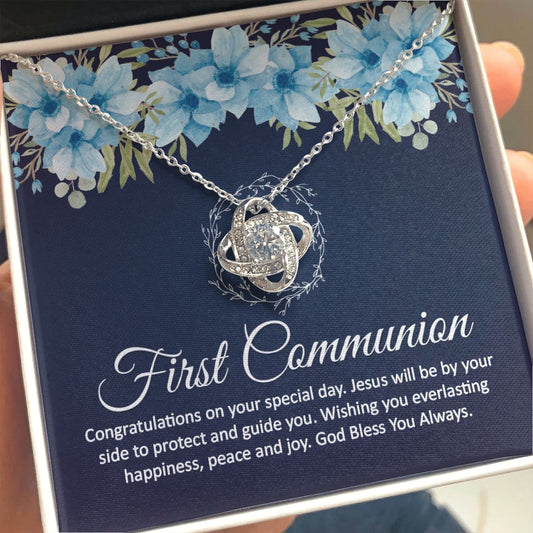 First Communion Necklace Gift 1st Communion - Meaningful Cards