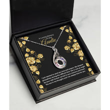 Loss of Aunt memorial grief sympathy remembrance necklace - Meaningful Cards