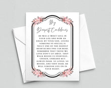 Loss of Godson Gift, Grief Card, Sympathy Card - Meaningful Cards