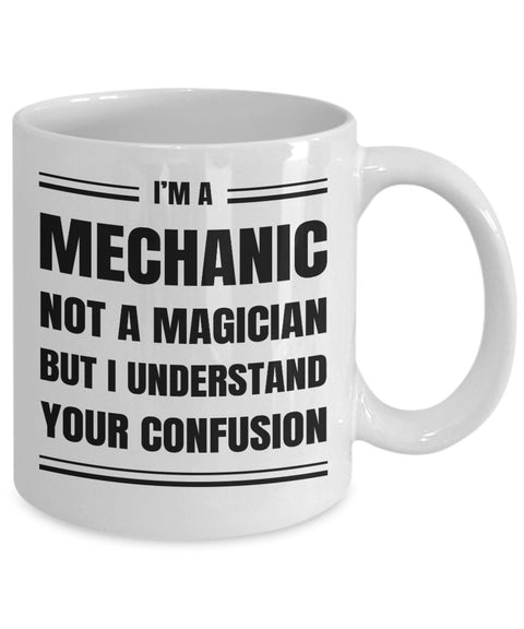 Mechanic Coffee Mug Gift, Funny Sarcastic Gift for Mechanic - Meaningful Cards