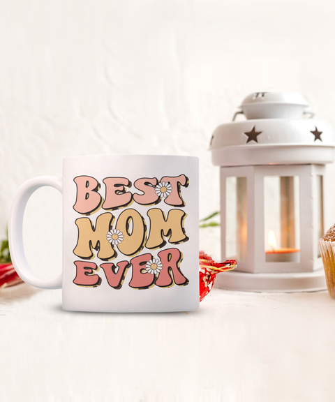 Best mom ever retro coffee mug