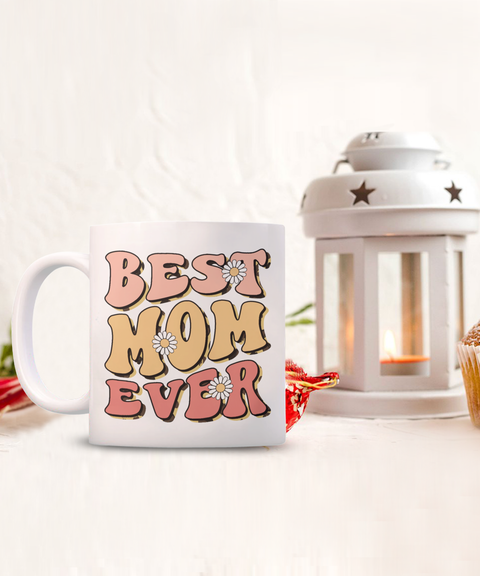 Best mom ever retro coffee mug