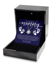 Mommy to be gift silver necklace, pregnant wife - Meaningful Cards