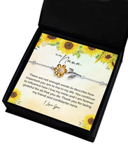 Nana Sunflower Bracelet, Nana Gift for Christmas, Birthday Gift for Nana, Sentimental Nana Gift, Special Unique Nana Gift - Meaningful Cards