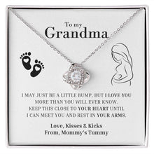 Pregnancy Announcement New Grandma Gift, Grandma To Be, Gifts For Future Grandmother Grandma, Gift for Grandma To Be Baby Shower, Love Knot - Meaningful Cards