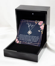 Sentimental to my gigi gift from grandson sterling silver love knot necklace - Meaningful Cards