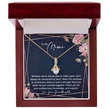 sentimental to my mimi gift from granddaughter - alluring beauty gold necklace - Meaningful Cards