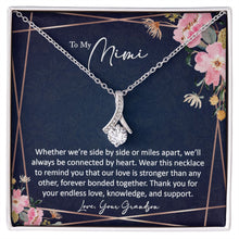 sentimental to my mimi gift from grandson - alluring beauty gold necklace - Meaningful Cards