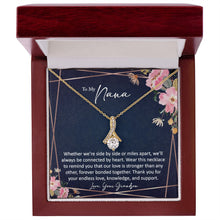 sentimental to my nana gift from grandson - alluring beauty gold necklace - Meaningful Cards