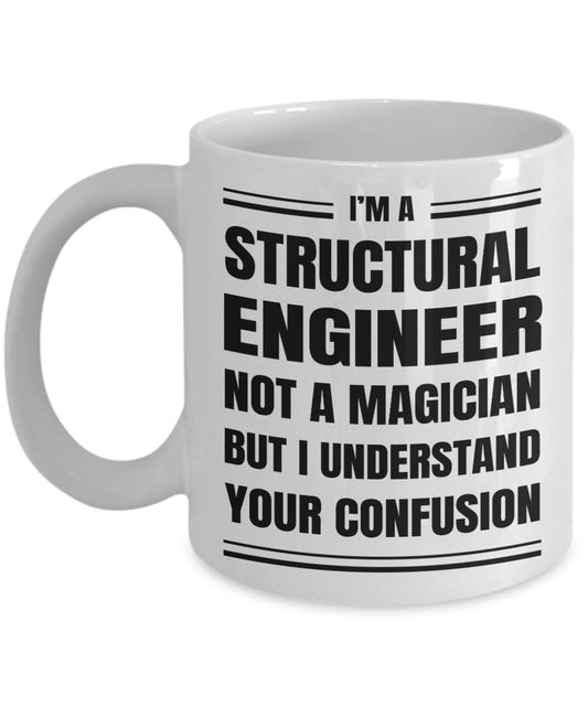 Structural Engineer Coffee Mug Gift, Funny Sarcastic Gift for Structural Engineer - Meaningful Cards