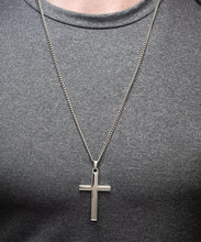 To my bonus son silver cross necklace unique gift for adopted son, thoughtful gift for stepson - Meaningful Cards